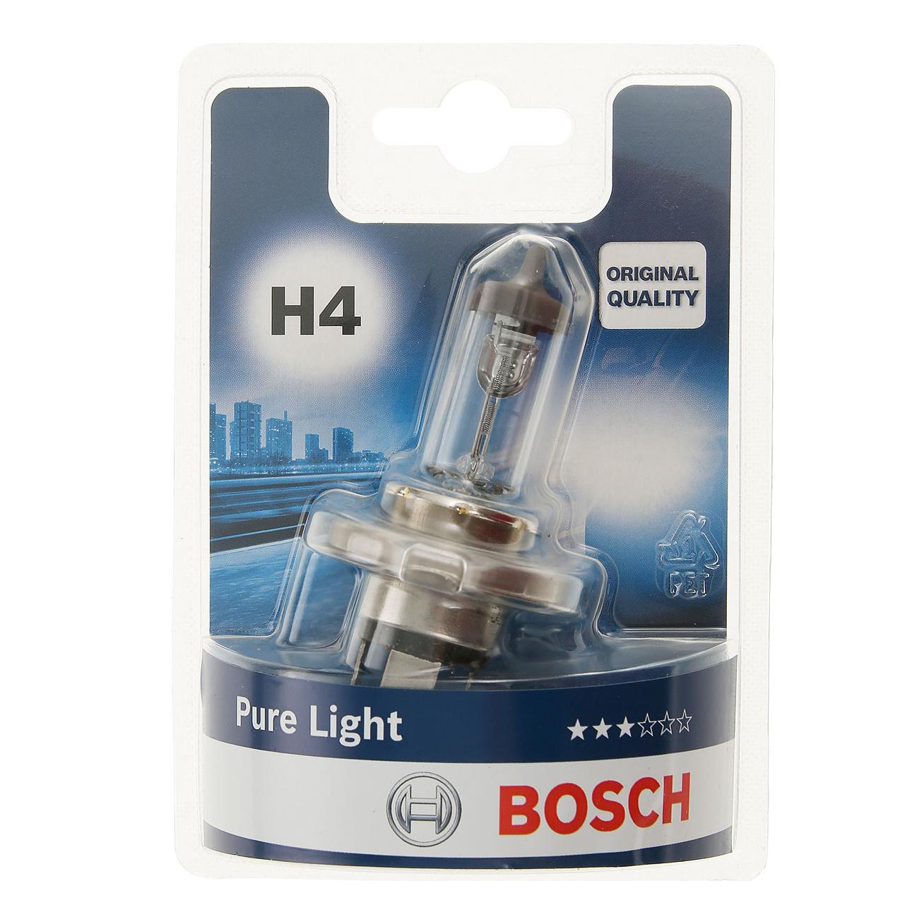 Лампа H4 12V 60/55W P43t | Bosch | 1987301001